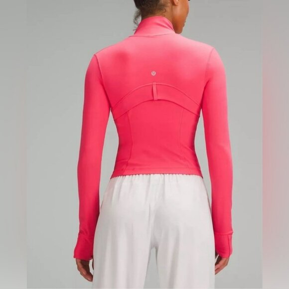 🆕Lululemon🍋 Define Cropped Jacket Colour Glaze Pink Sz 4 - Picture 2 of 10